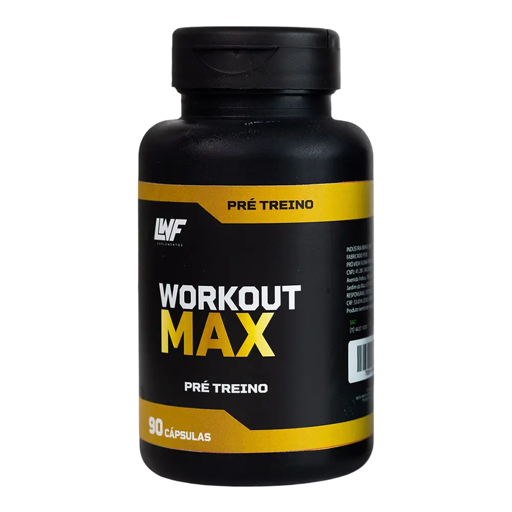 Workout Max - Pré treino - 30 doses